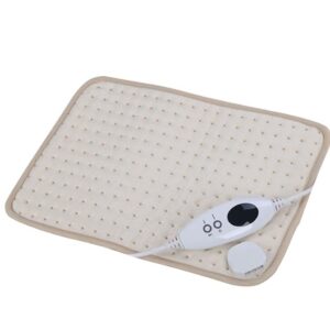 Electric Calming Heating Pad with 3 Relaxing Combination Blanket Shawl Massager Therapy for Muscles & Relax Neck Shoulder Back and Body Pain