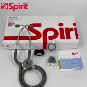 Deluxe Series Adult Dual Head Stethoscope, Advanced Rapid Conversation _Type Grey