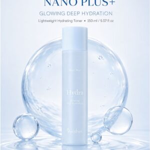 9wishes Hydra Ampule Toner Nano Plus+ 150ml / 5.07 fl oz – Hyaluronic Acid & Coconut Water Lightweight Hydrating Korean Facial Toner with 8 Hyaluronic Forms, Amino Acid Complex, Centella Asiatica & Lactobacillus Ferment for Hydration, Soothing Care, Moisture Barrier Support and a Smooth Comfortable Feel